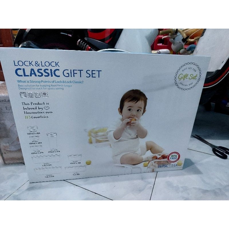 lock n lock classic gift set kotak makan