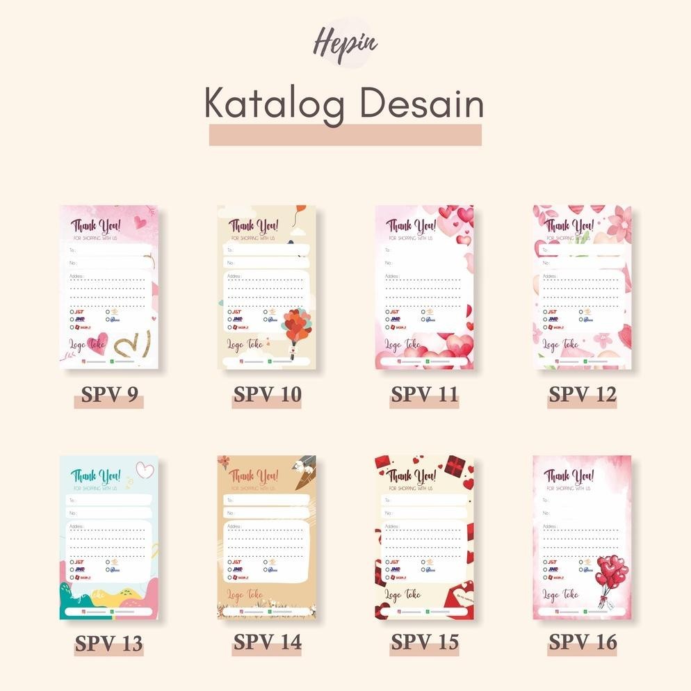 

stiker pengiriman/stiker label resi/custom design VALENTINE/murah