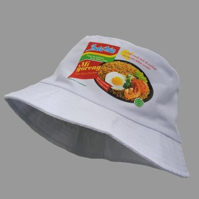

Special Bucket Hat Mie Goreng Warkop Indomie Parodi Parody Lucu Funny - Mangkok Ayam .,