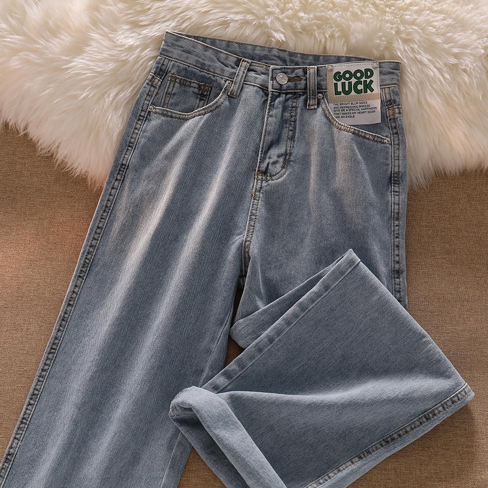 Good Luck Highwaist Kulot Jeans Wanita Relpict