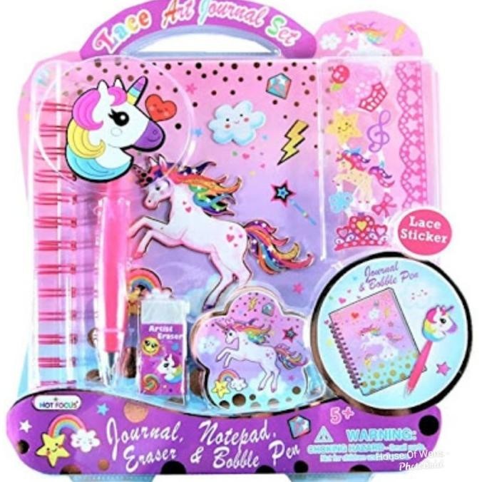 

Lace Art Journal Set - Paket Alat Tulis Berkualitas