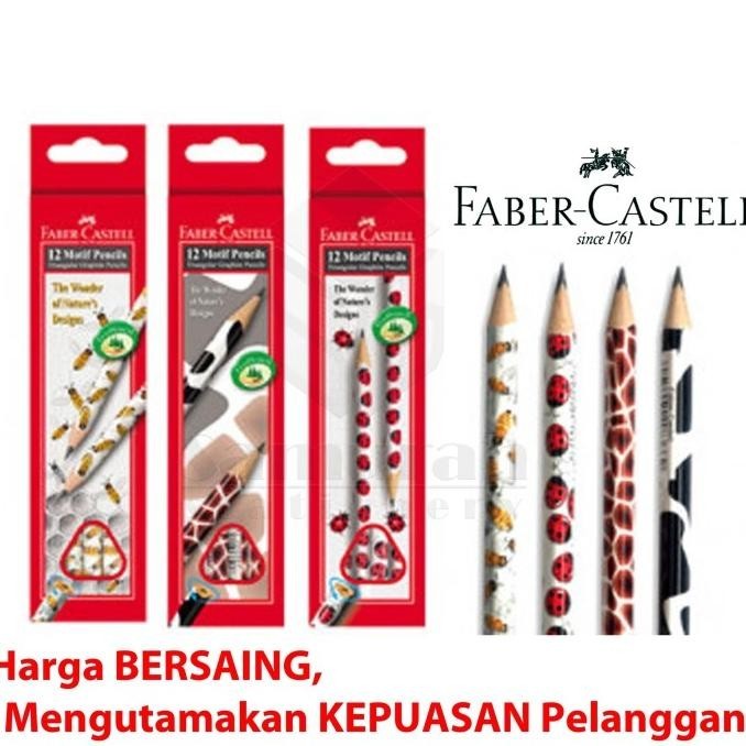 

Best! Pensil Kayu Faber-Castell 2B Motif Triangular / Faber Castell Segitiga - Bee !