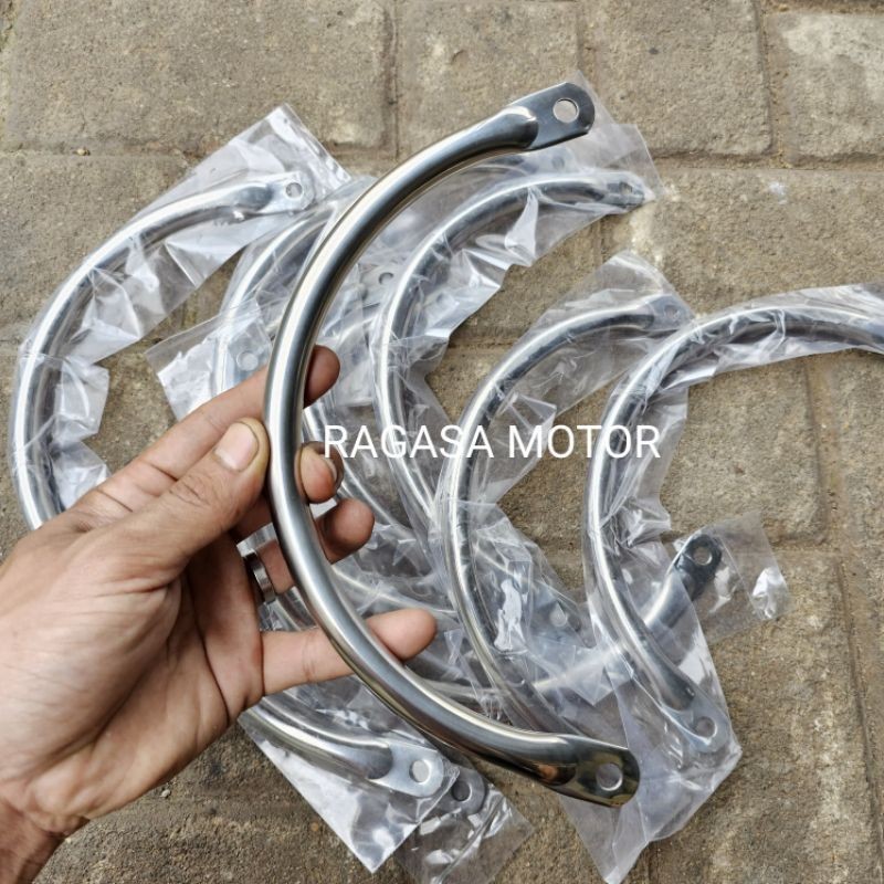 Breket Dudukan Pangkon Knalpot Tipe C STAINLESS STELL