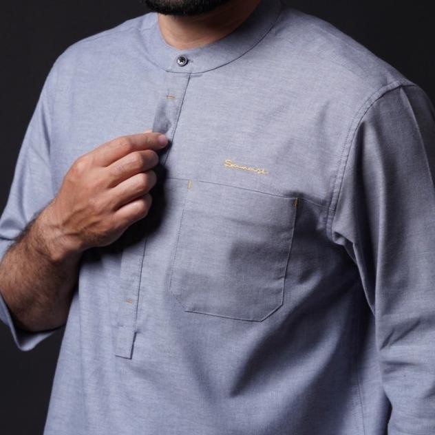 SAMASE Basic Kemko U100P Baju Kemeja Koko Lengan 3/4 Murah