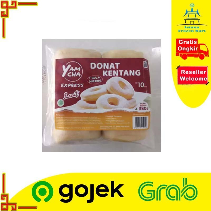 

Donat Kentang Besar YAM CHA Jumbo Isi 10 500 GR