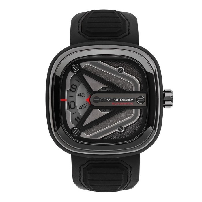 SEVENFRIDAY M3/01 Official Jam Tangan Hitam Pria Engine M-SERIES