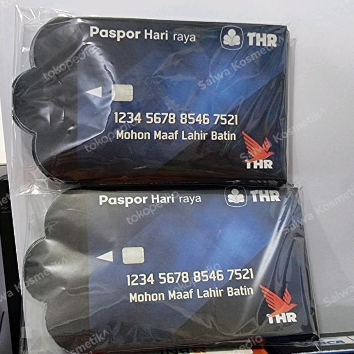 

Amplop Lebaran 2023 Motif Atm Isi 10