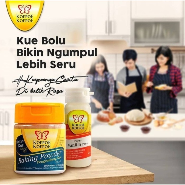 

Koepoe Koepoe Baking Powder 136 Gr Pengembang Kue Bahan Bubuk Halal