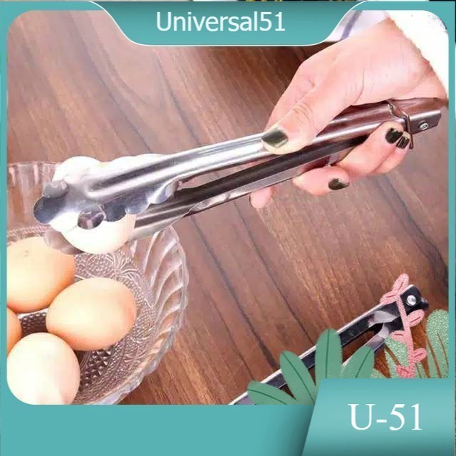 

Penjepit Makanan Gorengan Kue Serbaa Bahan Stainless Steel