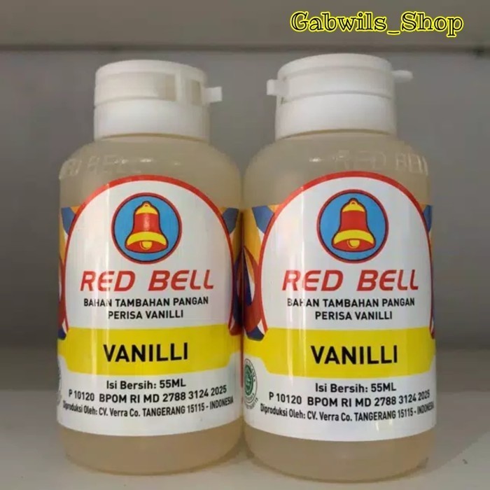 

Vanilli Red Bell 55Ml / Bahan Kue