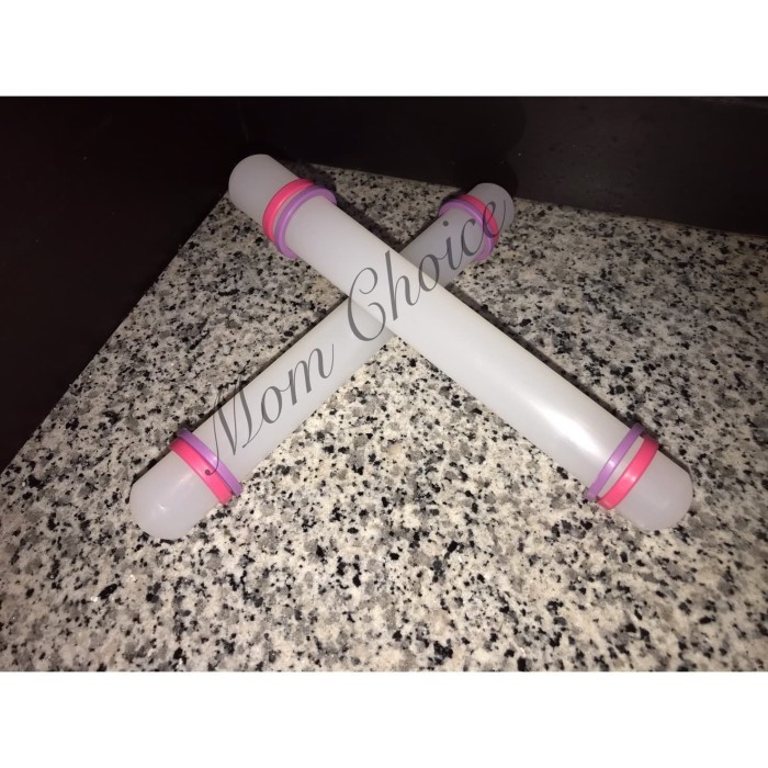 

23Cm Rolling Pin/ Penggilas Kue Dgn Bahan Anti-Lengket U/ Kue Fondant