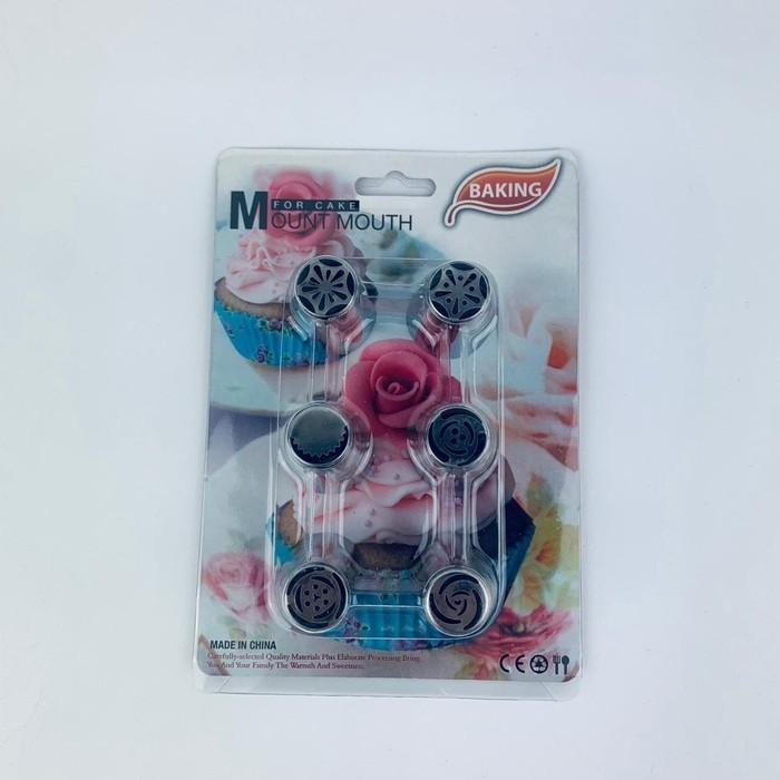 

Corong Cetakan Kue / Cetakan Kue / Bahan Setenlis / 6 Pcs /Mount Mouth