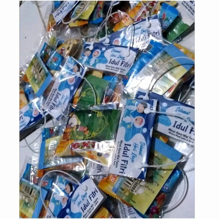 

Paket Snack Lebaran Amplop Plastik Lebaran / Amplop Thr Plastik