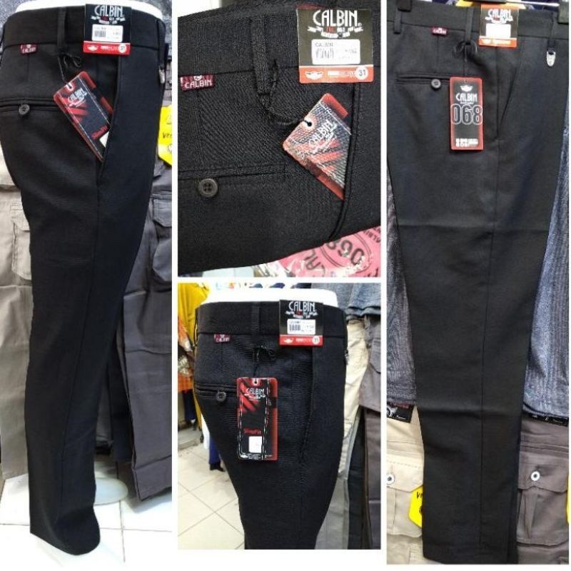 [MADE BY QUALITY] CELANA FORMAL PRIA CELANA KAIN SLIMFIT CELANA CALBIN ORIGINAL CELANA KAIN BAHAN