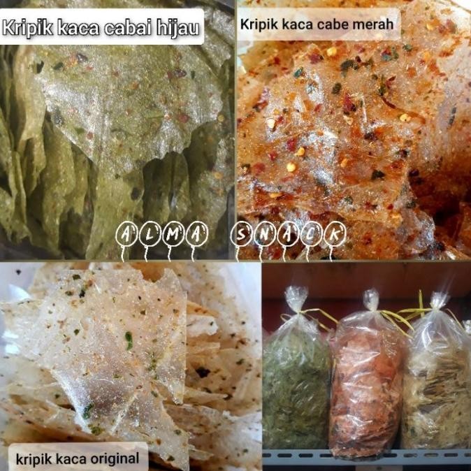 

ALMASNACK KRIPIK KACA SPESIAL 250g SNACK KILOAN MURAH