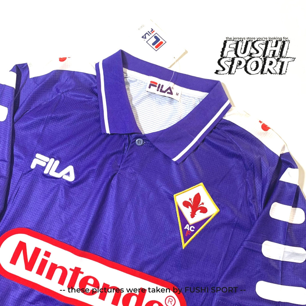 [SPECIAL EDITION] HQ RETRO JERSEY BOLA ACF FIORENTINA HOME 1998/1999 GO HQ IMPORT