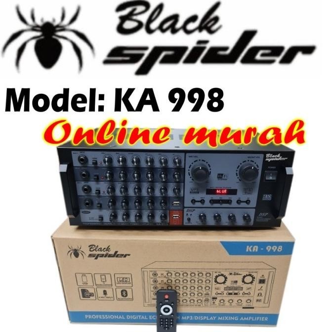 Tersedia Amplifier Black Spider Ka998 Ampli Black Spider Ka 998 Original