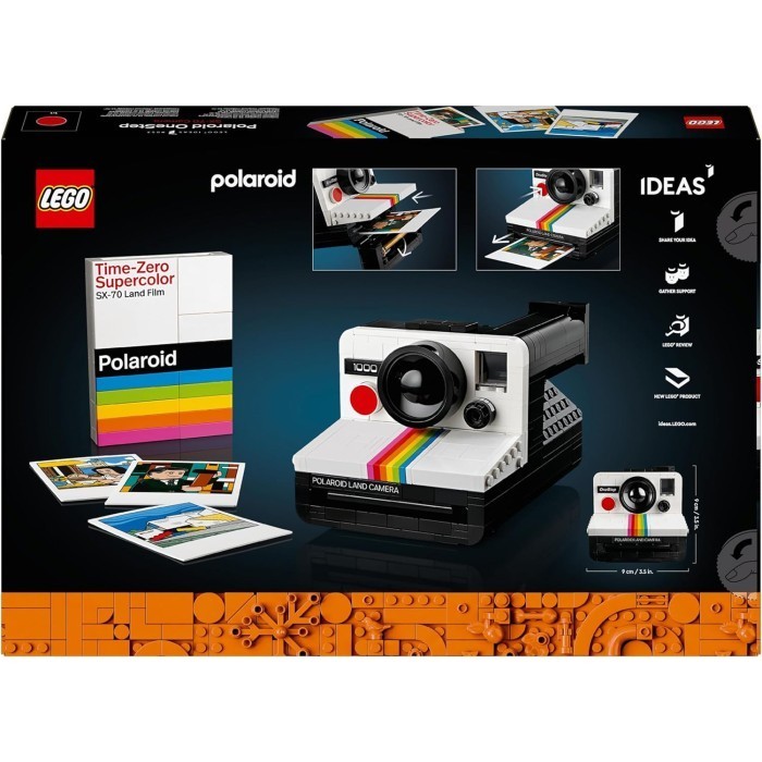 Best Lego 21345 Ideas Polaroid Onestep Sx-70 Camera Vintage Model Kit Gratis Ongkir