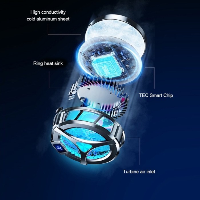 New X36 Funcooler Radiator Pendingin Hp Gaming Cooler Rgb Cooling Fan Hp Gratis Ongkir