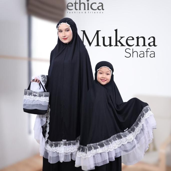 Best Seller Mukena Ethica Shafa Prayer Set Mom & Kids Original