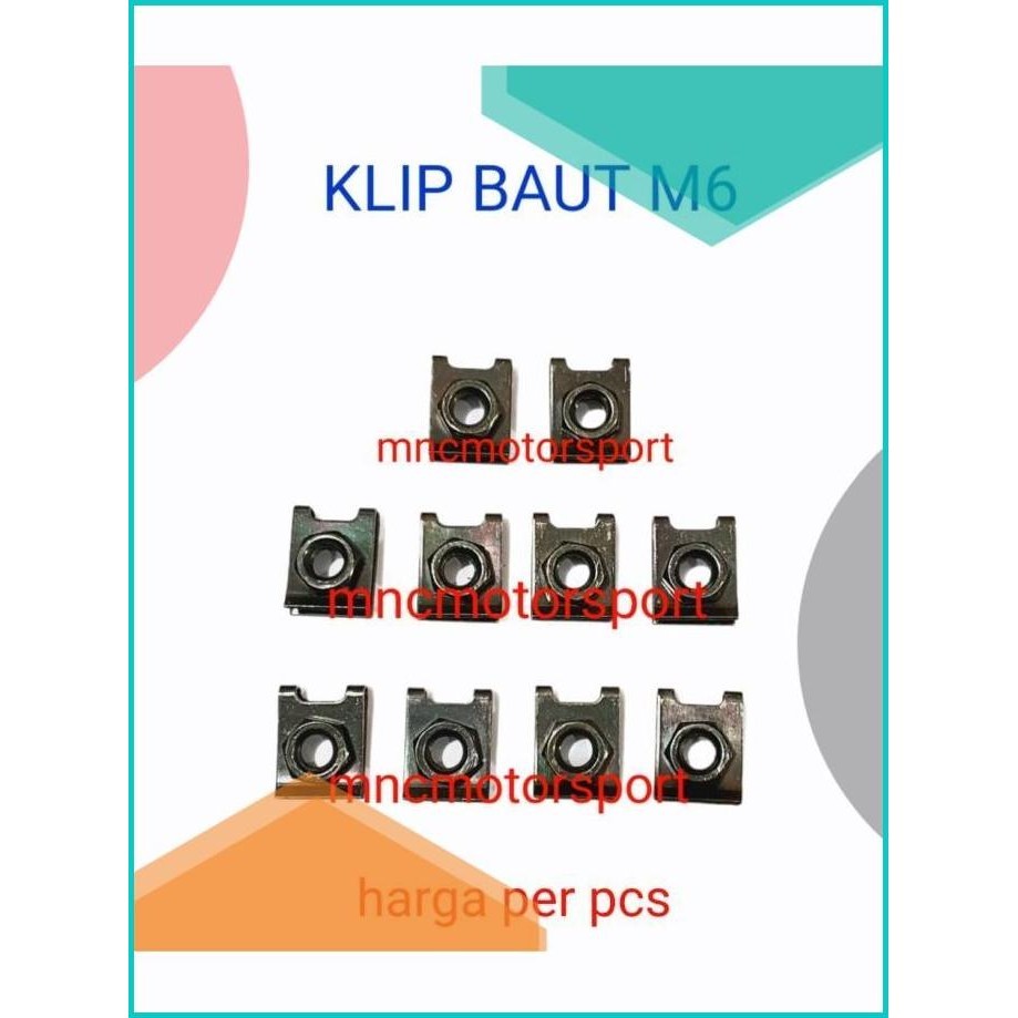 Klip Baut M6 - Baut Klip M6 16novz3 tools