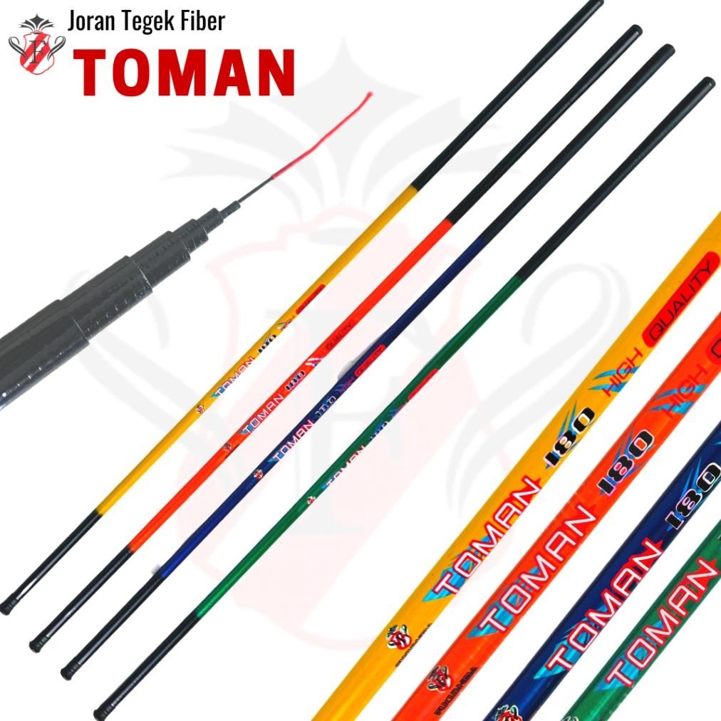 PROMO Joran Tegek Fiber 180 210 240 300 360 450 540 cm Fukushima Toman Murah Kuat / Joran Tegek Pemu