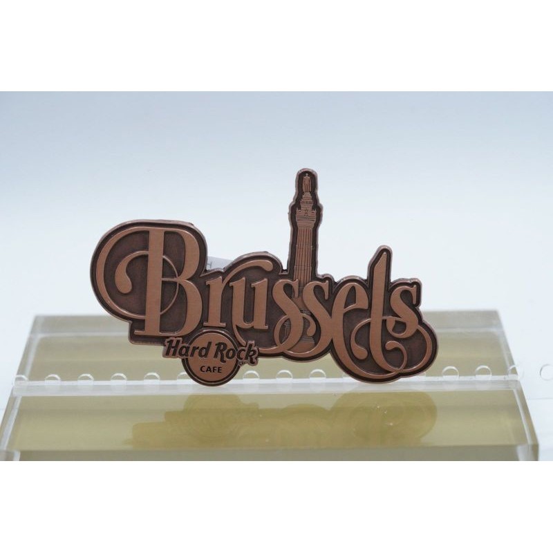 Hard Rock Cafe Brussels Destination Name Magnet Original Merchandise Magnet Fridge Kulkas Souvenir