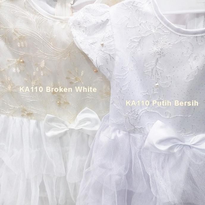 Sale Now Gaun Putih Anak Perempuan 2 3 Tahun White Dress Baptis Gaun Aqiqah 1 Terbaik