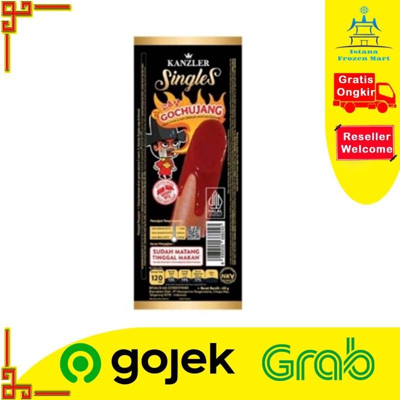 

Sosis Singles Gochujang KANZLER Siap Makan 150 GR