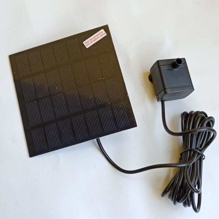 pompa mini hidroponik solar cell otomatis
