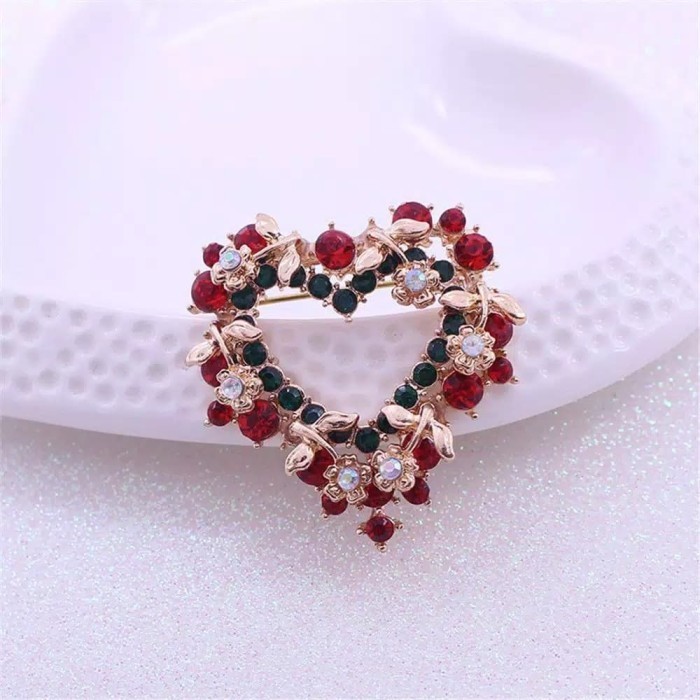 [Ready] Bros Natal Christmas Valentine Heart Wreath C050