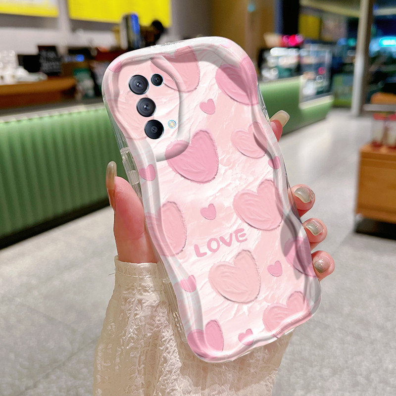 Casing Hp OPPO Reno 5 4G Reno 5 5G Reno 5K 5G Case pelindung Softcase sederhana sarung HP pola keber