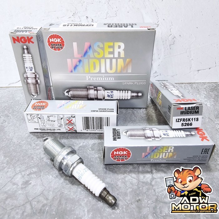 New Busi Laser Iridium Honda Jazz Rs Ge8 / Brv / Freed / Hrv Ngk Kode Ku129