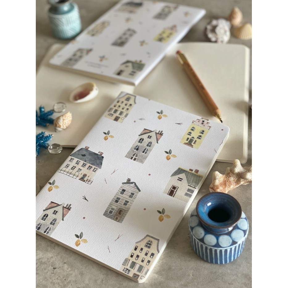 

Gilaa!!! House Pattern Notebook Trendi