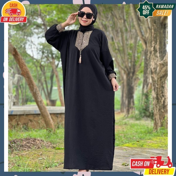 Bju Remaja Korea Style Abaya Import Khimar Maxi Gamiss Idulfitri Pakean Wanita Muslim Baju Muslim Ba