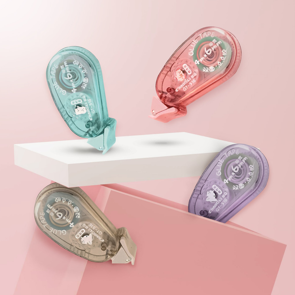 

Glue Tape/ Lem Kertas/ Lem Roller Changli Morandi 4 Meter FANCY GT-516