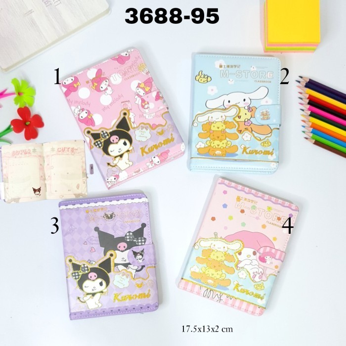 

Unik Sos Buku Notes Kancing Magnet Wz 36K/Buku Catatan/Notebook/Note Book Terbatas