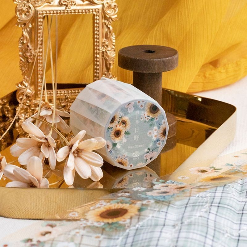 

Loi Design - Sunflower - 5cm Clear (Glossy) PET Tape (FULL ROLL)
