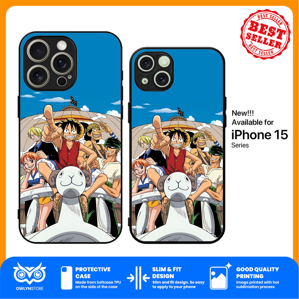 Case iPhone 15 14 13 12 11 Pro Max Plus Mini SE 2020 2022 One Piece F156
