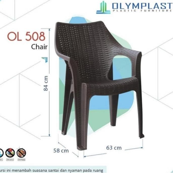Kursi Plastik Olymplast 508 Lapaknyamarlin