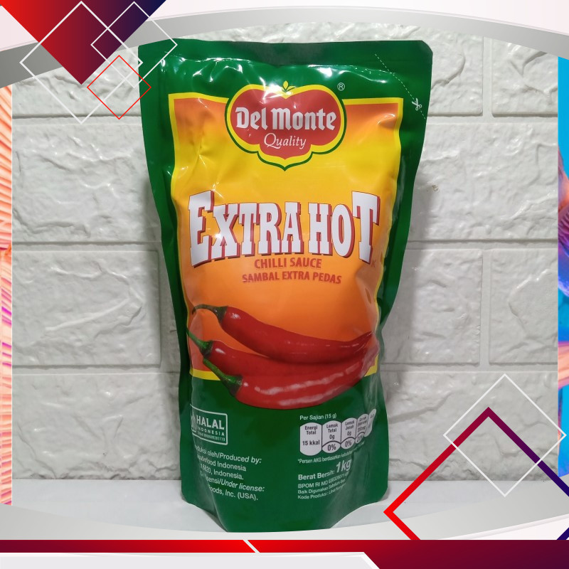 

Del Monte Extra Hot Sambal Extra Pedas 1kg .