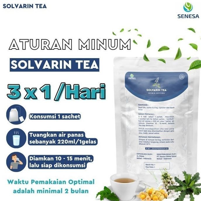 

Update! SOLVARIN TEA - Teh Kumis Kucing Herbal Penyakit Infeksi Saluran Kemih