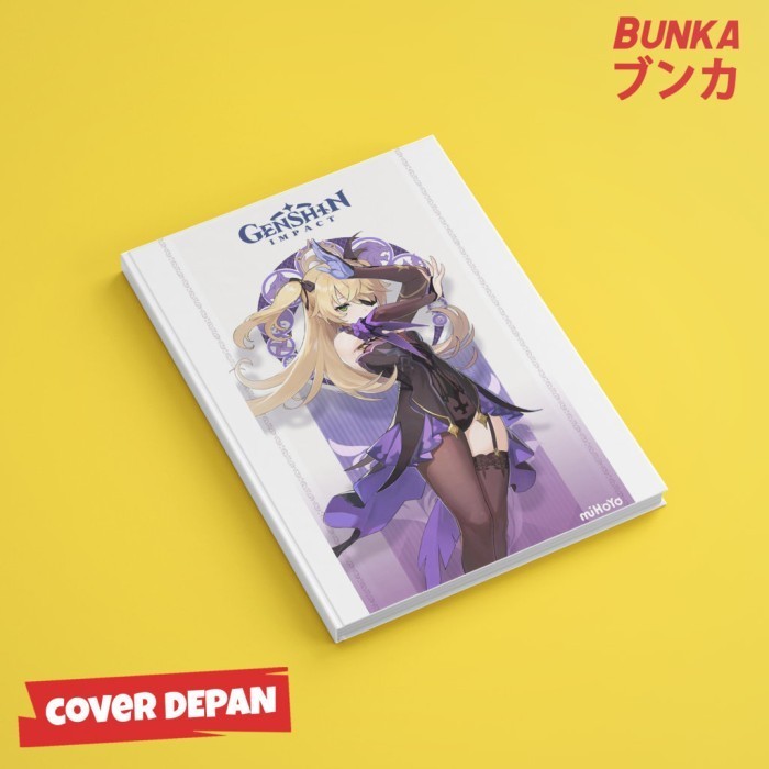 

Gaya Notebook Game Genshin Impact Fischl Hardcover A5 Agenda Planner Jurnal Hemat