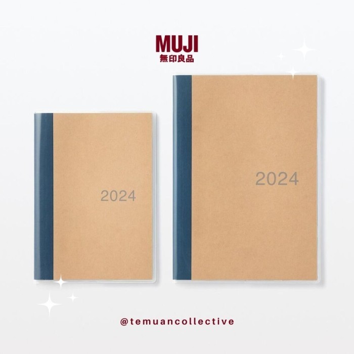 

Nikmati Muji Japan Kraft Monthly / Weekly 2024 Agenda Planner Starts Dec 2023 Hemat