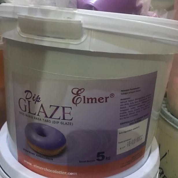 

PTR Elmer Dip Glaze - Topping Donat Rasa Talas (Taro) 5kg - Gosend - kuigrocery