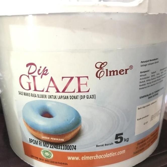 

Elmer Dip Glaze - Topping Donat Blueberry / Bluberi 5Kg - Gosend Only! - kuigrocery