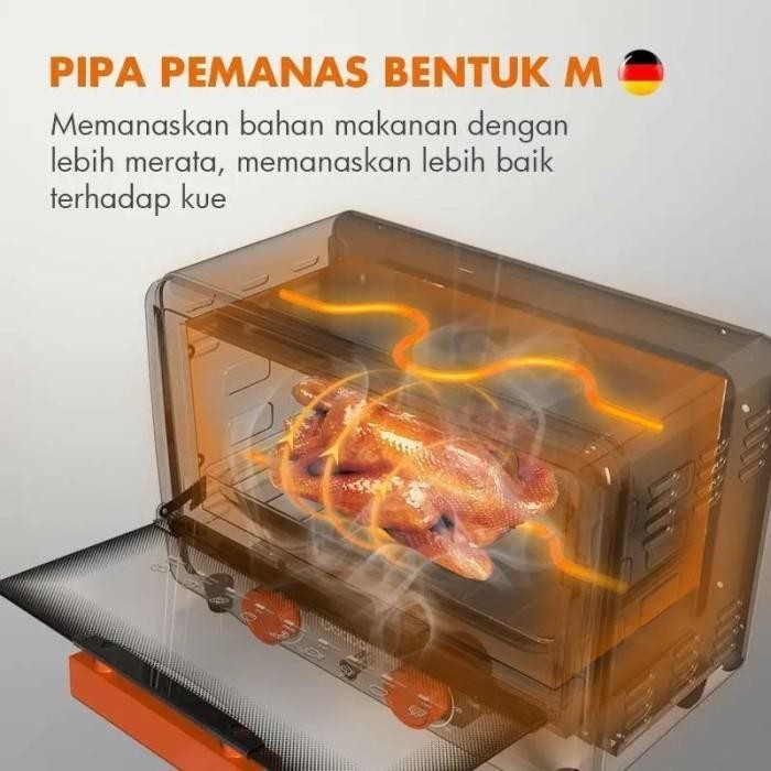 TERBAIK GAABOR GT-M12A OVEN LISTRIK ALAT DAPUR ELECTRIC MICROWAVE