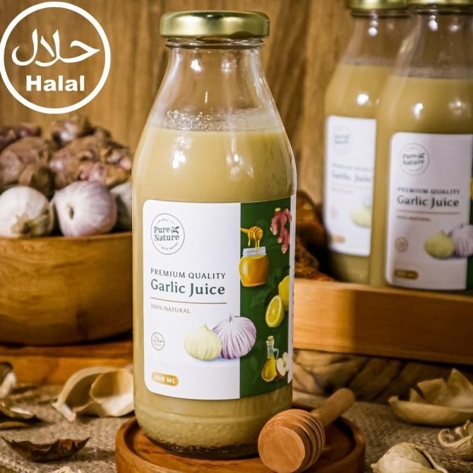 

PureNature Jus Bawang Putih Tunggal Jahe Merah Lemon Cuka Apel Madu