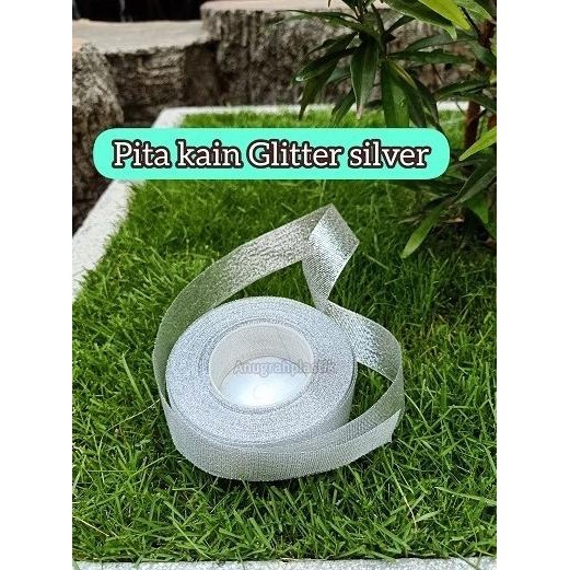 

+++++] Pita Glitter warna gold silver/ pita souvenir kado emas 1 inch