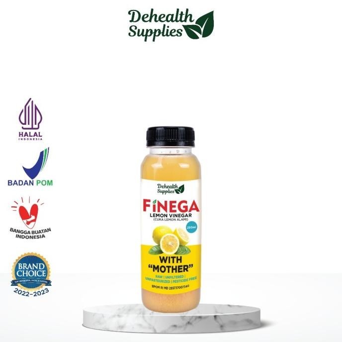 

Vinega, Lemon Vinegar with Mother / Cuka Lemon alami 250ml